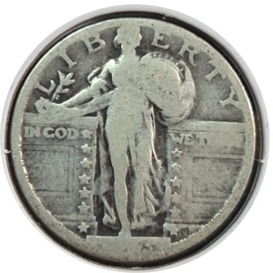 1923 Standing Liberty Quarter AG3