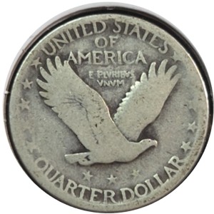 1923 Standing Liberty Quarter AG3 — photo 2