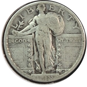 1923 Standing Liberty Quarter G6