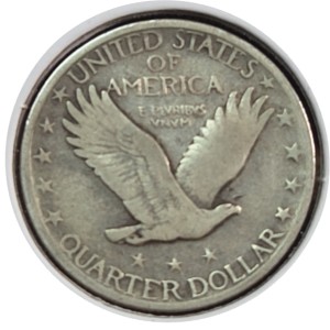 1924 Standing Liberty Quarter G6 — photo 2