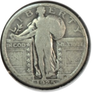 1925 Standing Liberty Quarter G6 — photo 1