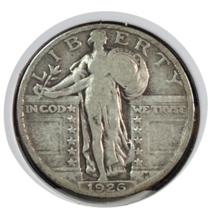1926 Standing Liberty Quarter VG8