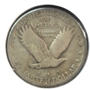 1928-S Standing Liberty Quarter VG10 — photo 2