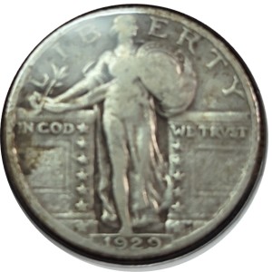 1929 Standing Liberty Quarter F12