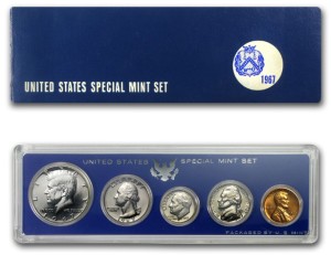 1967 SMS Set 5 Coins