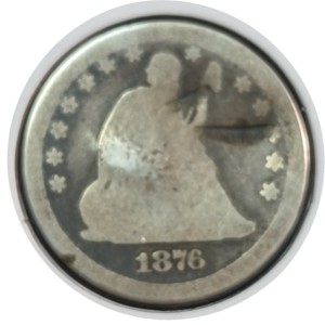 1876-CC Liberty Seated Quarter PO1