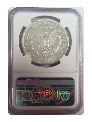 1882 o/s Morgan Dollar Top-100 VAM-5 Broken S — photo 2