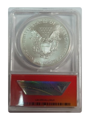 2013 American Silver Eagle -(S) $1 Silver Eagle, Struck at San Francisco Mint MS69 — photo 2