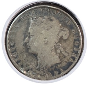 1872-h Canada 50 cent coin — photo 2