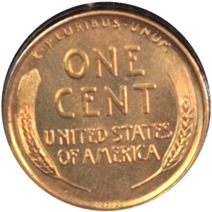 1909 Lincoln Wheat Cent VDB RD MS64 — photo 2