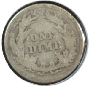 1892 Barber Dime G4 — photo 2