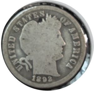 1892 Barber Dime G4