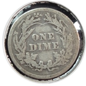 1892 Barber Dime G4 — photo 2