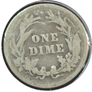 1897 Barber Dime AG3 — photo 2