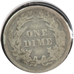 1897 Barber Dime AG3 — photo 2