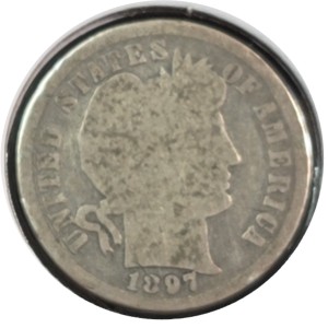 1897 Barber Dime AG3