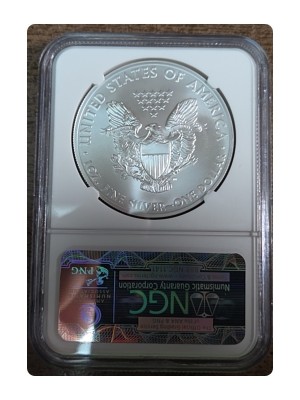 2011 American Silver Eagle, 25th Anniversary MS69 — photo 2