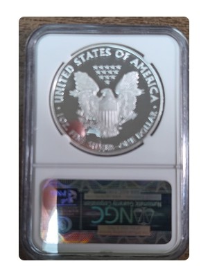 2011-W American Silver Eagle, 25th Anniversary PR DCAM PR69 — photo 2