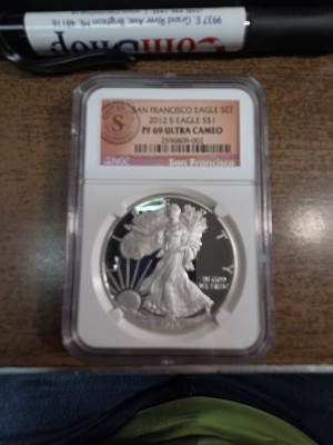 2012-S American Silver Eagle PR DCAM PR69 — photo 1