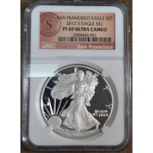 2012-S American Silver Eagle PR DCAM