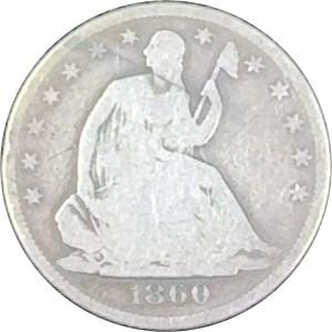 1860-O Seated Liberty Half Dollar G4