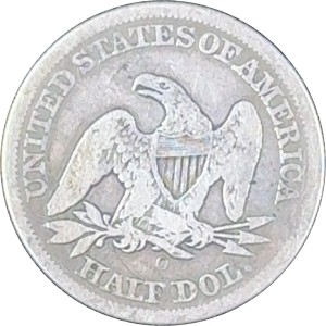 1860-O Seated Liberty Half Dollar G4 — photo 2