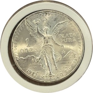 1982-MO Mexico Silver Libertad 1oz