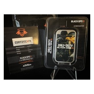 1oz Colorized Call of Duty®: Black Ops 6® Silver Bar (New w/ Assay) — photo 1
