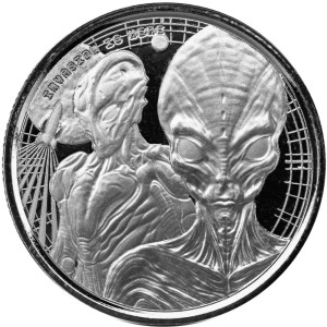 2025 1/2 oz Alien Encounters Round