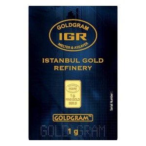 1g Gold IGR Bar in Assay