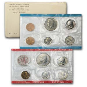 1971 Mint Set, 11 Coins