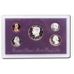 1992-S Proof Set - Clad, 5 Coins PR