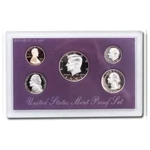 1993-S Proof Set - Clad, 5 Coins PR