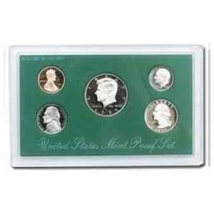 1995-S Proof Set - Clad, 5 Coins PR