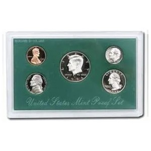 1996-S Proof Set - Clad, 5 Coins PR