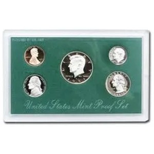 1997-S Proof Set - Clad, 5 Coins PR