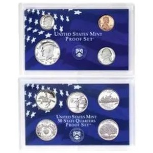 1999-S Proof Set - Clad, 9 Coins PR