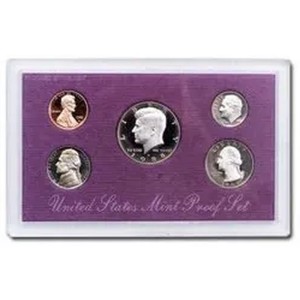 1988-S Proof Set, 5 Coins PR