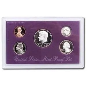 1990-S Proof Set, 5 Coins PR