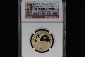 2015-S Sacagawea Mohawk Ironworkers PF70 UC