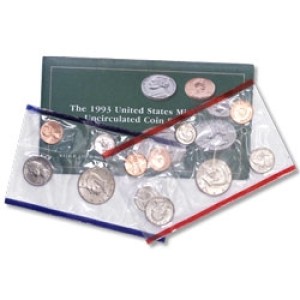 1993 Mint Set  (10 coins) Uncirculated