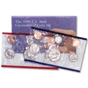 1991 Mint Set (10 coins) Uncirculated