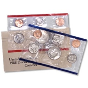 1988 Mint Set (10 coins) Uncirculated