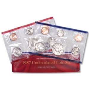 1987 Mint Set (10 coins) Uncirculated