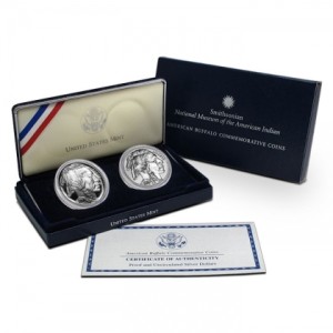 2001 U.S. Mint American Buffalo Commemorative Silver Dollars PROOF & UNCIRCULATED