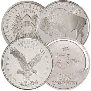 1oz Silver Round (Varied Condition, Any Mint)