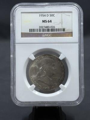1954-D Franklin Half 