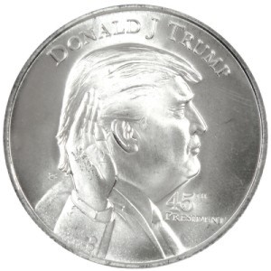 3 Rolls (60oz) Trump Silver Rounds