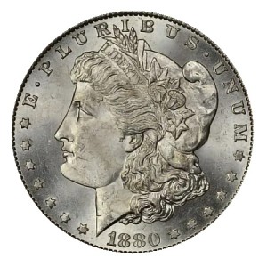 1880-CC Morgan Dollar
