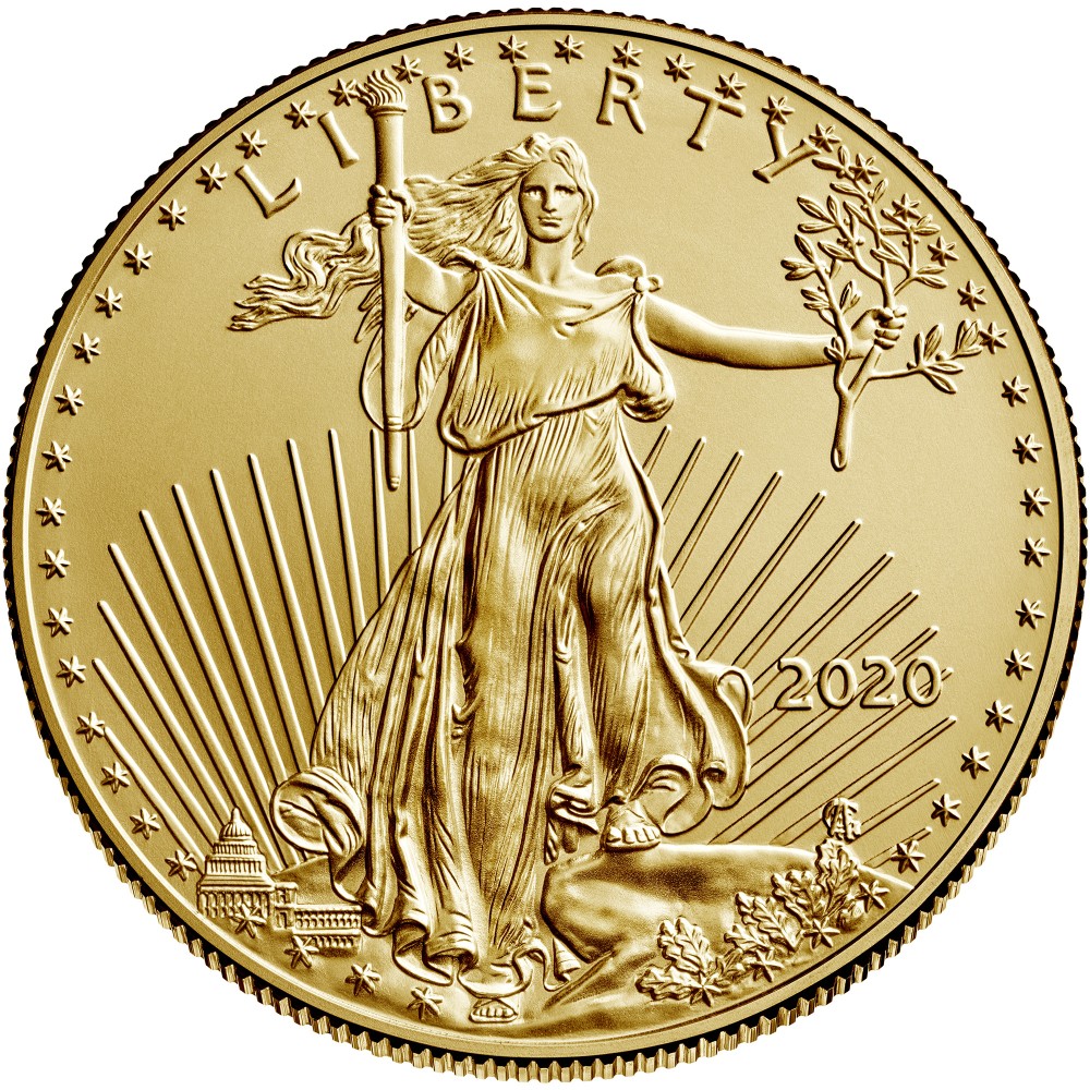1oz $50 Gold American Eagle Collectible Coin (Random Year)